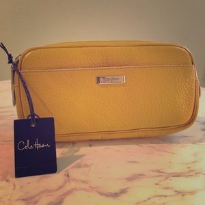 Cole Haan Leather Cosmetic Bag / Clutch
